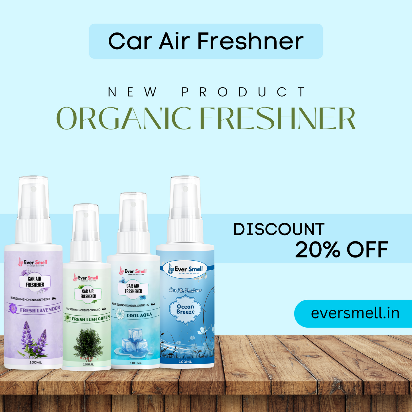 Four Fragrances Car Air Freshener Combo Second